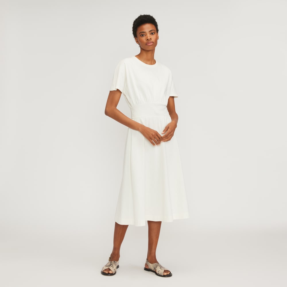 The Organic Cotton Waisted Dress | Canvas