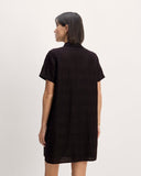 The Linen Eyelet Shirtdress | Black Eyelet