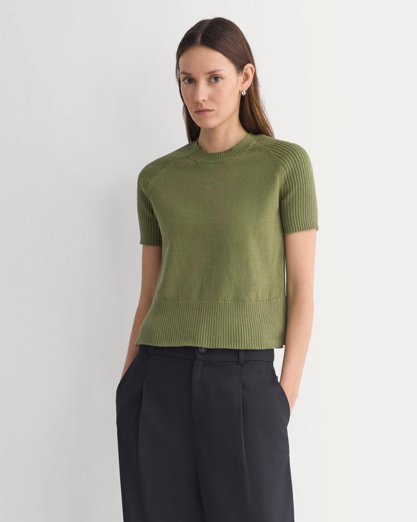 Short-Sleeve Crew in Everyday Cotton | Mayfly