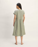The Craft Dress in Linen | Sage Green