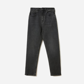 The Curvy Cheeky® Straight Jean | Washed Black | 26.5
