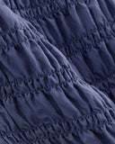 The Smocked Column Dress | Blue Dusk