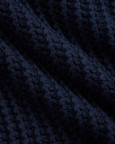 Open-Knit Crew in Elevated Cotton | Navy